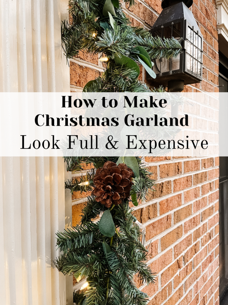 How to Make Christmas Garland Look Expensive